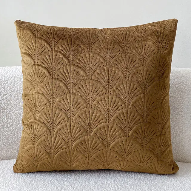 Sofa Embrace Pillowcase Solid Color Bedside Cushion Office Pillow Coffee - Shop at LoveMi