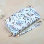Long Large Capacity Mobile Phone Bag Women's Wallet - Blue