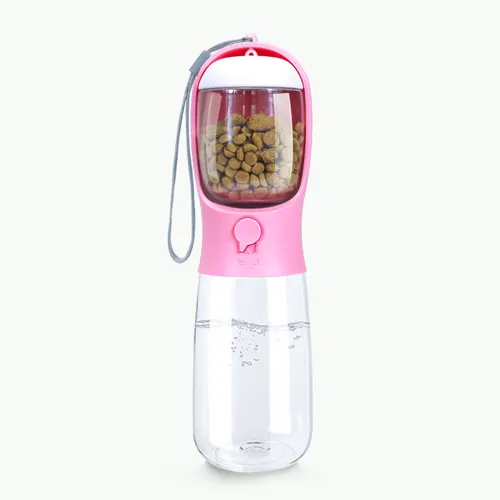 Cat And Dog Outdoor Portable Brigade Kettle Water Cup Pink - Shop at LoveMi