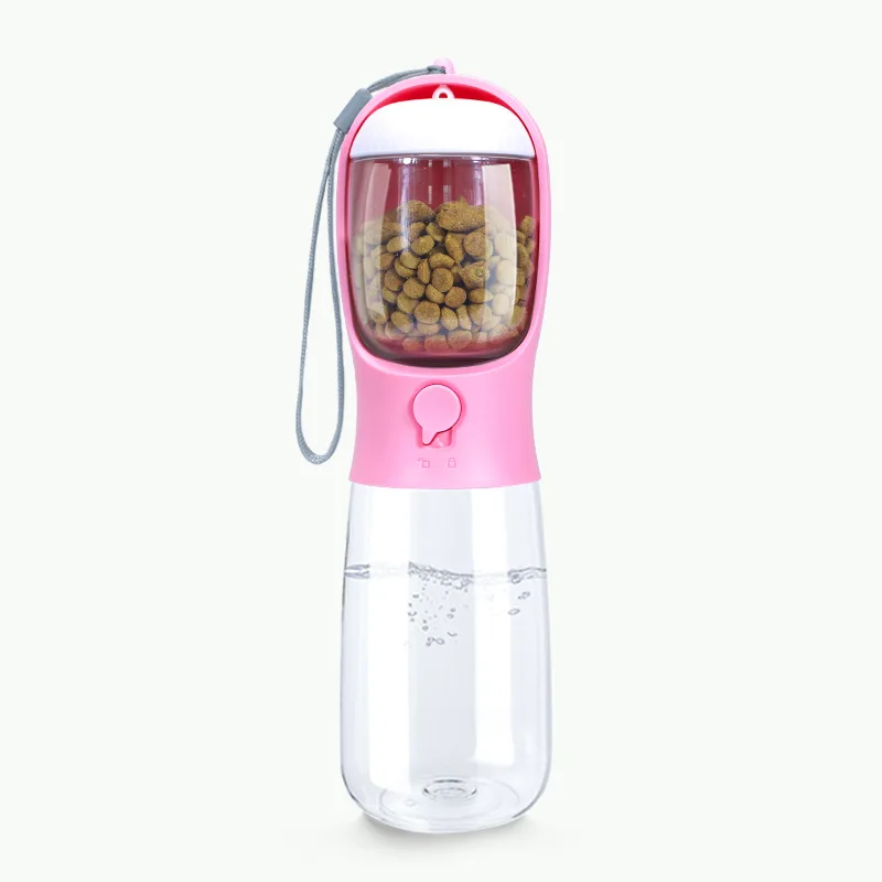 Cat And Dog Outdoor Portable Brigade Kettle Water Cup Pink - Shop at LoveMi