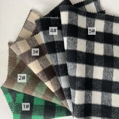 Cashmere Plaid Fabric Autumn And Winter Thickened Soft And Delicate Smooth Wool Hy82207094 - Shop at LoveMi
