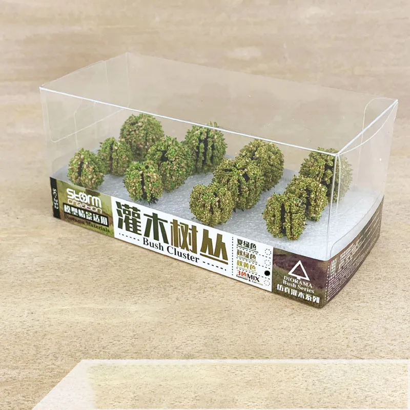 Bush Model Landscaping Simulation Vegetation Train Building Miniature Sand Table Autumn Yellow - Shop at LoveMi