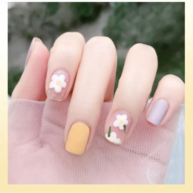 Removable Wearable False Nail With Diamond Pink - Shop at LoveMi