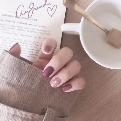 Ashionable Blue And Graffiti Pattern Wearable Fake Nails N309 - Shop at LoveMi