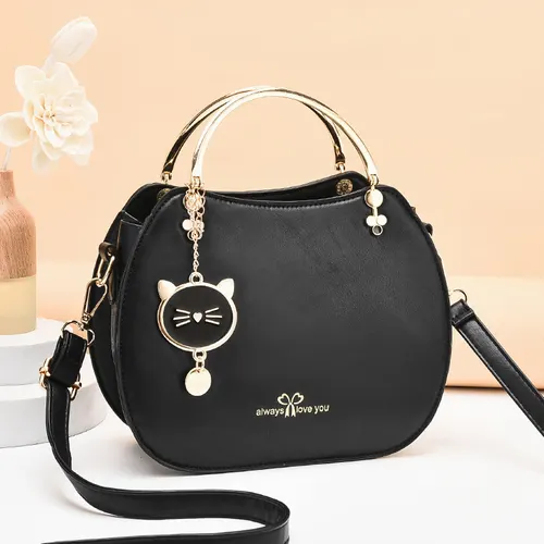 Women's Fashion Simple Girl Style Shell Bag Black - Shop at LoveMi