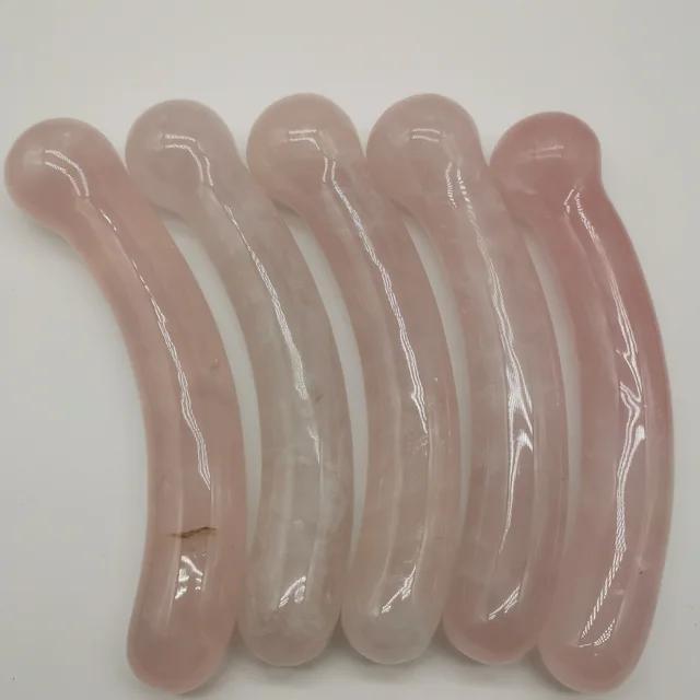 Natural 18cm Crystal Stick With Large Elbow Pink - Shop at LoveMi