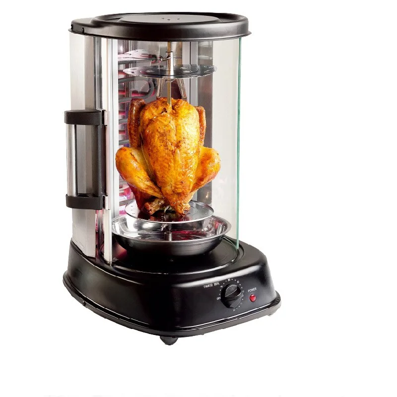Home Grill Electric Rotisserie Indoor Chicken SmokelessHome Skewer Stove Black Uk - Shop at LoveMi
