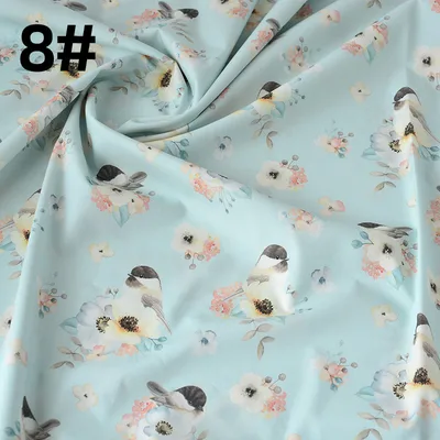 Soft Thin Skirt Plant Flower Pastoral Fabric Cotton 8 Style - Shop at LoveMi