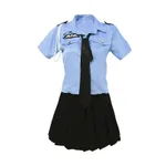 Blue Policewoman Suit