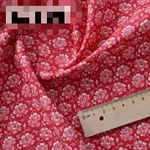 Cotton Cloth Clothes Bag Garden Floral Printing Fabric - Red1