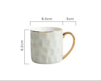 Coffee Mug Ceramic Mug Water Cup Breakfast Cup Office Household Light Green - Shop at LoveMi