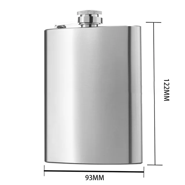 Thermosublimated Coated Stainless Steel Wine Jug 8Oz Stainless Steel - Shop at LoveMi
