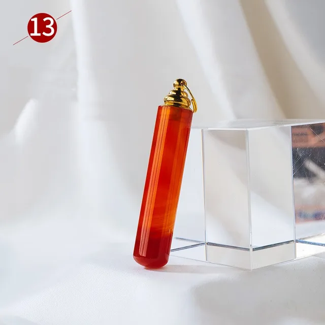 Crystal Raw Stone Sanding Aromatherapy Perfume Bottle Pet Cremains Memorial Bottle No.13 - Shop at LoveMi