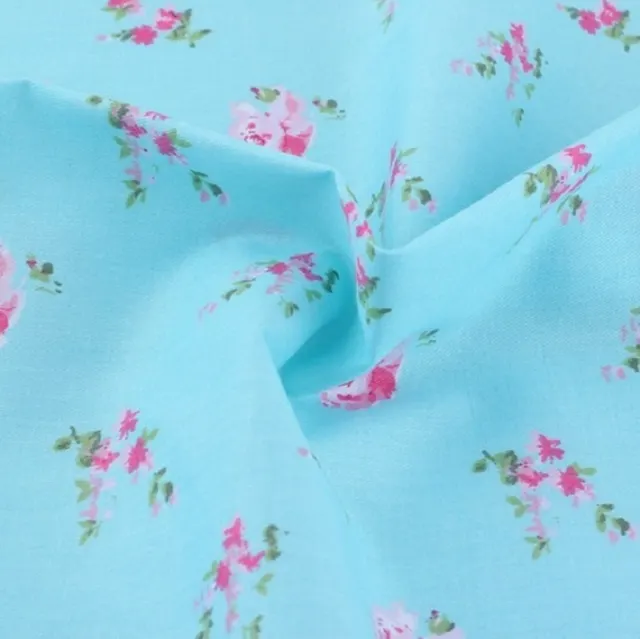Cotton Twill Printed Cloth DIY Handmade Patchwork Floral Cloth Cotton Bedding Fabric 16 - Shop at LoveMi