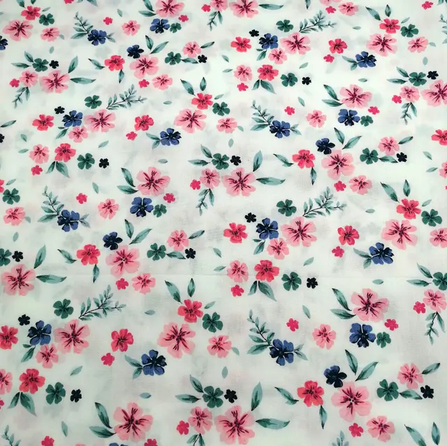 Cotton Twill Printed Cloth DIY Handmade Patchwork Floral Cloth Cotton Bedding Fabric 31 - Shop at LoveMi
