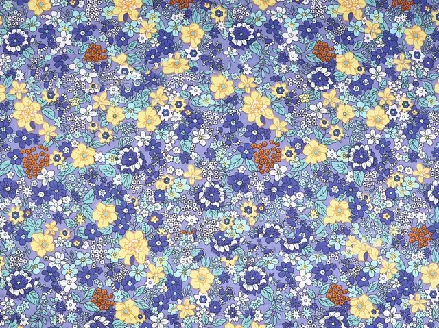 Plant Flower Small Clear Floral Twill Cotton Fabric 7 Style - Shop at LoveMi
