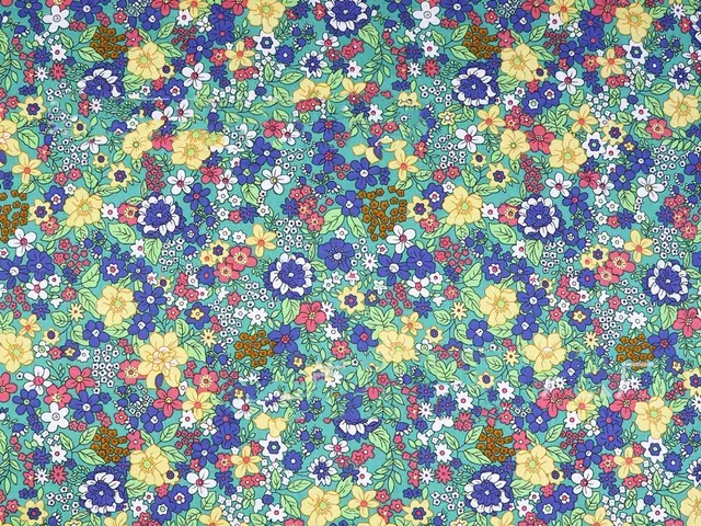 Plant Flower Small Clear Floral Twill Cotton Fabric 8 Style - Shop at LoveMi