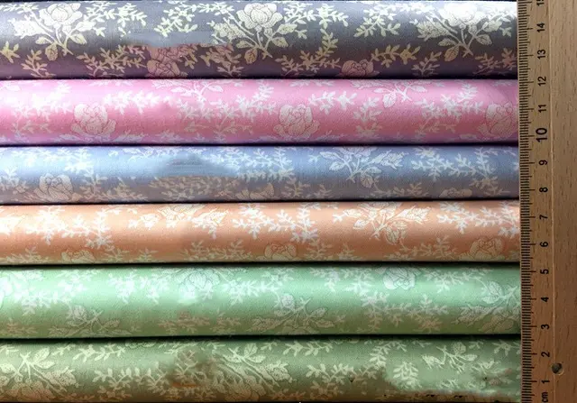 Floral Six Color Cotton Printed Fabric With Twill Width Of 1.6 Meters Green - Shop at LoveMi