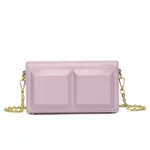 Women's Unique Design Small Chocolate Bag - Purple