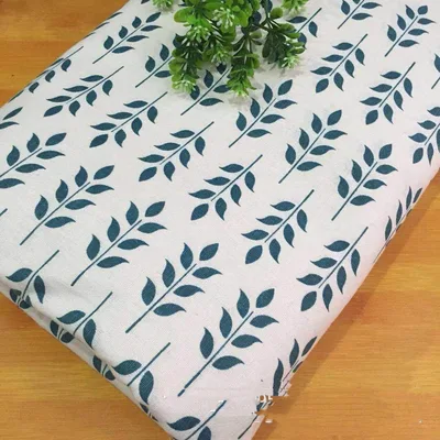 Fabric Linen Printed Grey Cloth Background Artifact Luggage Sky Blue - Shop at LoveMi