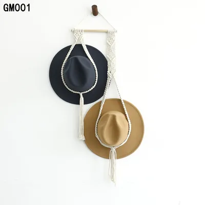 Hand woven Nordic Wind Hat Storage Rack Creative Multi layer Gm001 - Shop at LoveMi