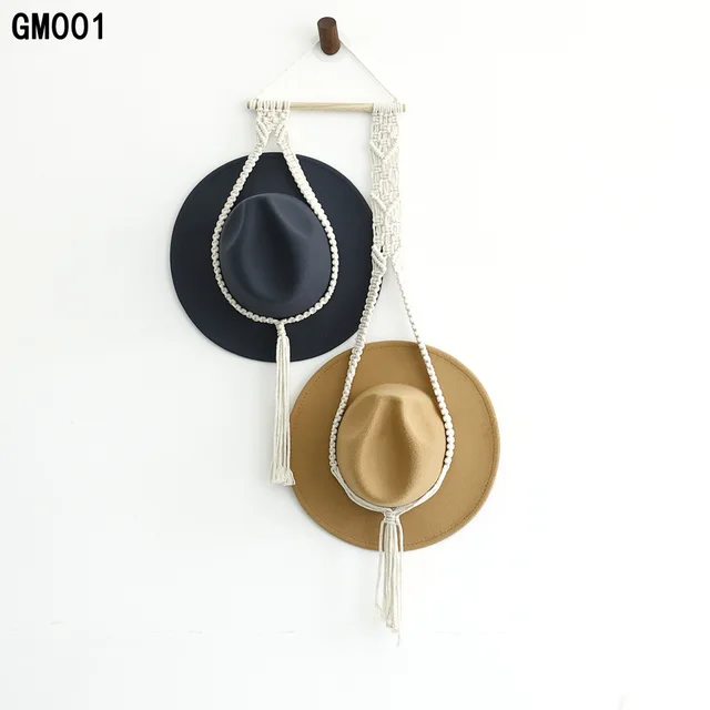Hand woven Nordic Wind Hat Storage Rack Creative Multi layer Gm001 - Shop at LoveMi