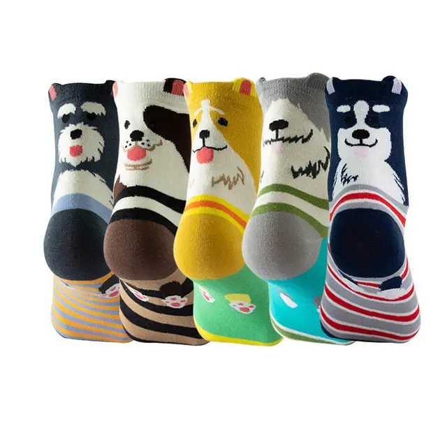 Women's Fashion Casual Print Long Socks Ear Dog - Shop at LoveMi