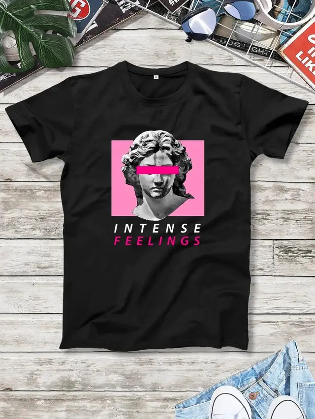 Xiyin Hot Print Women's Short Sleeve T shirt Black - Shop at LoveMi