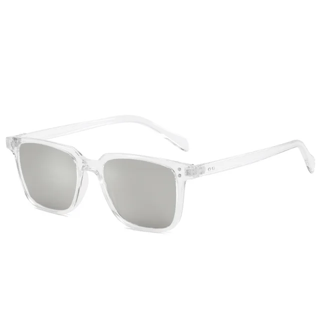 Classic Retro Box Colorful Mercury Sunglasses Silver - Shop at LoveMi