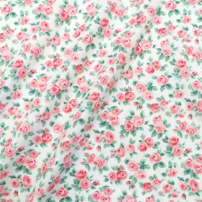 Pastoral Small Rose Berry Cotton Twill Cloth Bedding Goods Home Clothes Dress Fabric 3 Style - Shop at LoveMi