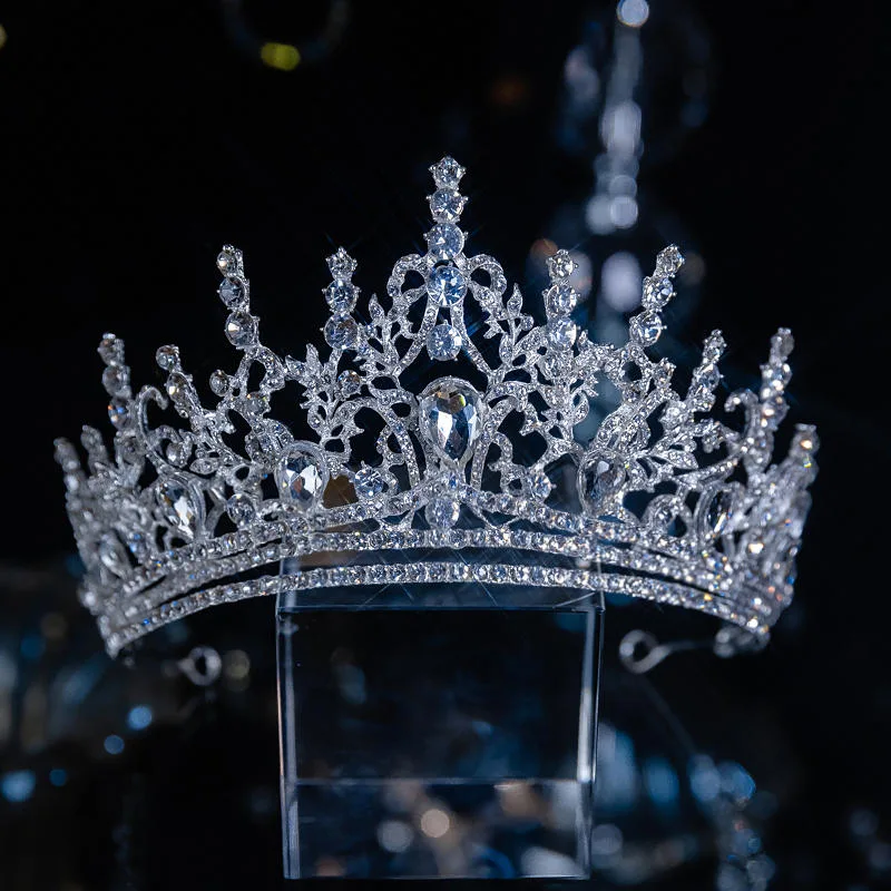 Crown Princess Wedding Bride Hair Accessories Wedding Dress Headaccessories White - Shop at LoveMi