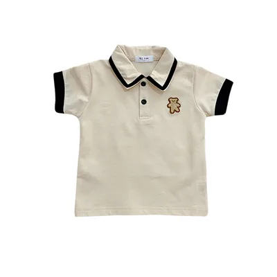 Parent child Outfit A Family Of Three And Four T Summer Mother daughter Polo Dress Short Sleeve Momxl - Shop at LoveMi