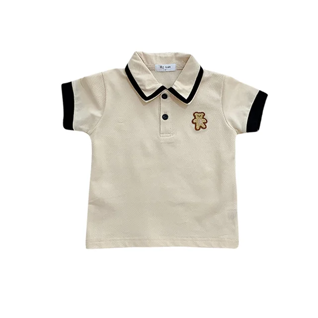 Parent child Outfit A Family Of Three And Four T Summer Mother daughter Polo Dress Short Sleeve - Shop at LoveMi