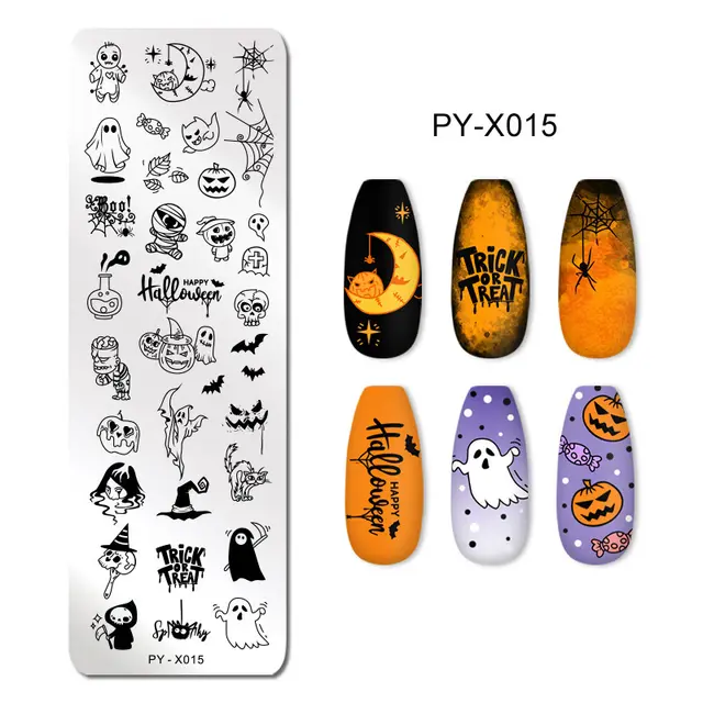 Nail Steel Printing Plate Blue Film Steel Color Printing Transfer Template X015 - Shop at LoveMi