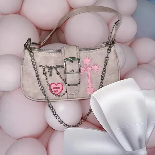 Sweet Cool Female Cross Niche Millennium Bag Pink - Shop at LoveMi