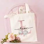 Monogrammed Canvas Bag Women'S