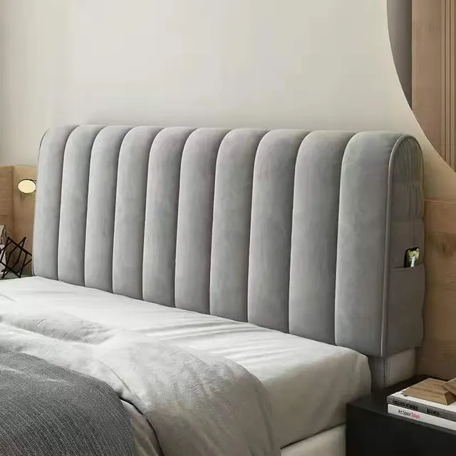 Thickened Universal Soft Cover Bed Back Dust proof Full Cover Curved Head Protection Cover Grey - Shop at LoveMi