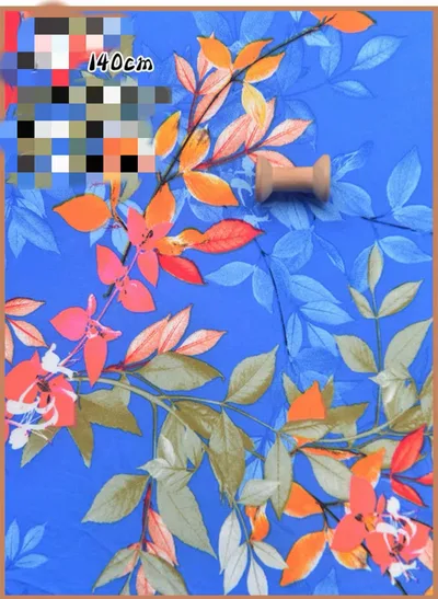 Delicate Silky Cotton Silk Rayon Clothing Hand made Fabric Color59 - Shop at LoveMi