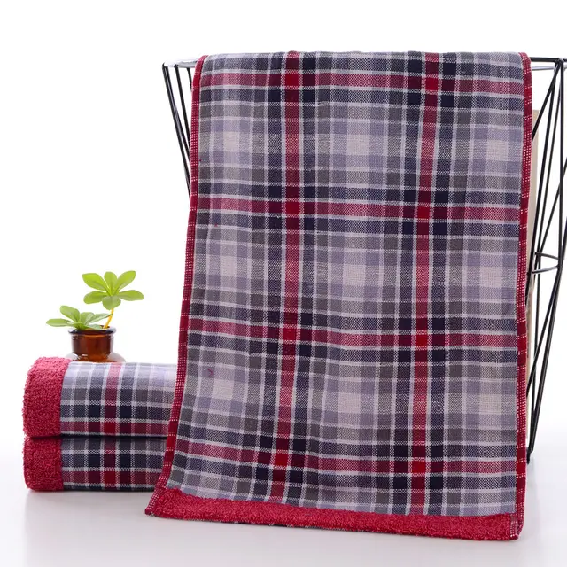 Bamboo Fiber Strawberry Towel Absorbs Water Checke Red - Shop at LoveMi