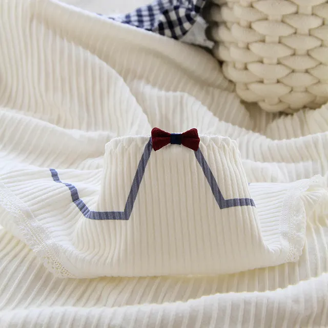 Women's New Cute Cotton Briefs White Tie - Shop at LoveMi