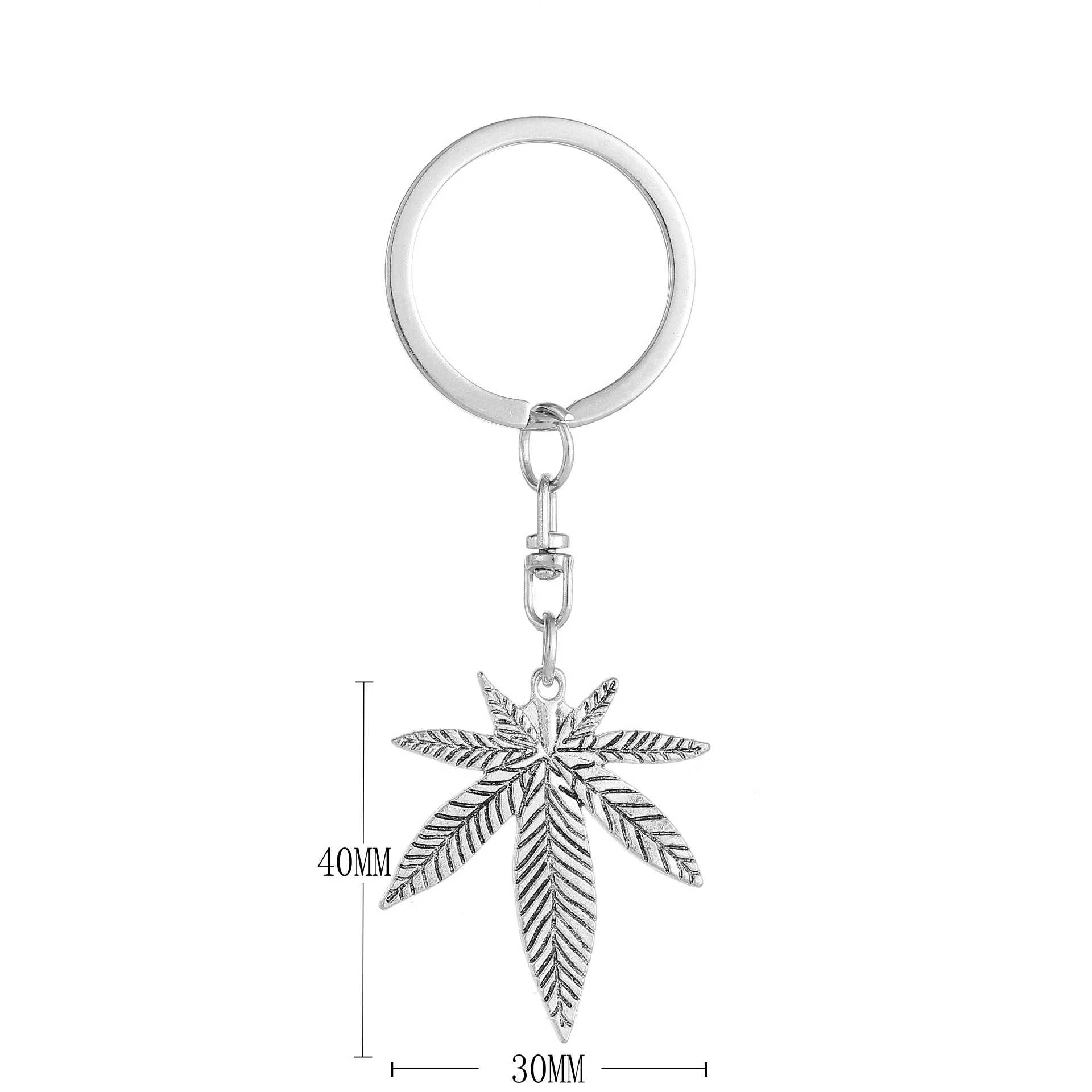 Maple Leaf Key Chain Creative Car Men And Women - Maple Leaf Keychain