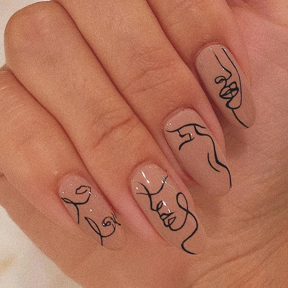 Wear Nail Products Fake Patches Waterproof Detachable 3 Style - Shop at LoveMi