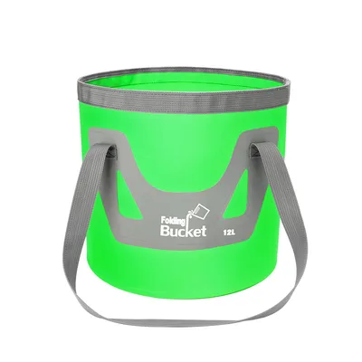 Handy Collapsible Bucket Waterproof Travel Bucket Green - Shop at LoveMi