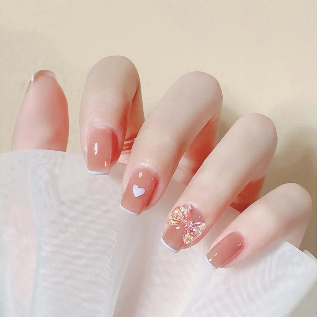 Butterfly Ballet Diamond Nail Removable Patch - Ch68