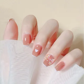 Butterfly Ballet Diamond Nail Removable Patch - Ch68