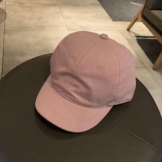 Men's And Women's Retro Casual Solid Colour Duck Tongue Hat Pink - Shop at LoveMi