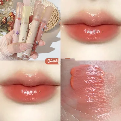 Glaze Is Moist And Lips Do Not Fade Orange In Orange - Shop at LoveMi