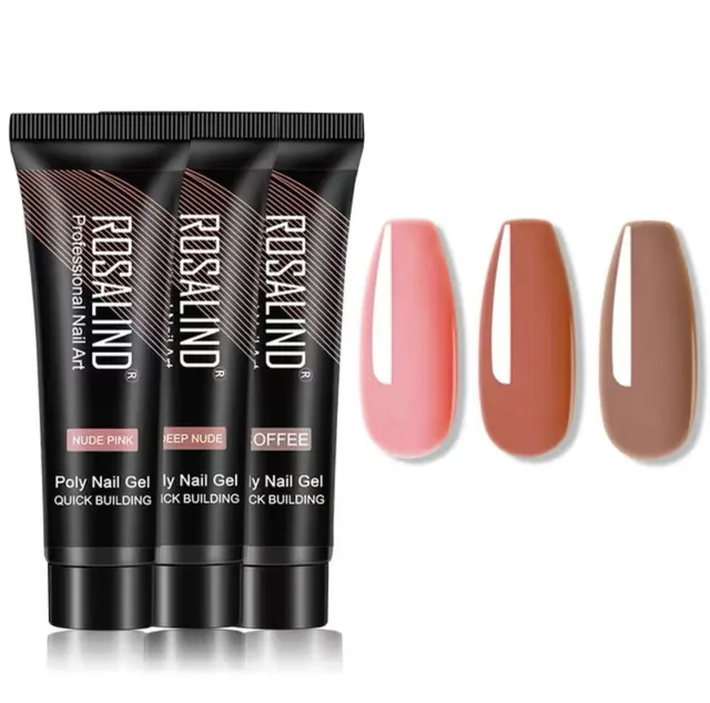 Extension Gel Polish Kit For Manicure Poly Nail Gel Set For Bright Yellow - Shop at LoveMi