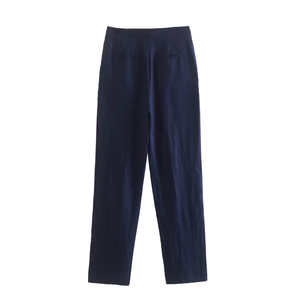 V Neck Sleeveless Buttoned Vest Casual Pants Xs - Shop at LoveMi