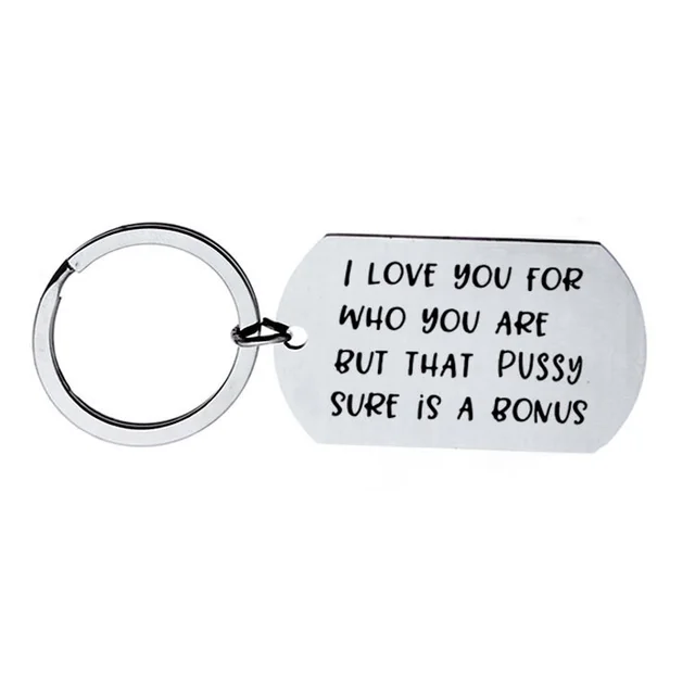 Stainless Steel Key Chain Independent Packaging K503 Circle Female Pussy - Shop at LoveMi